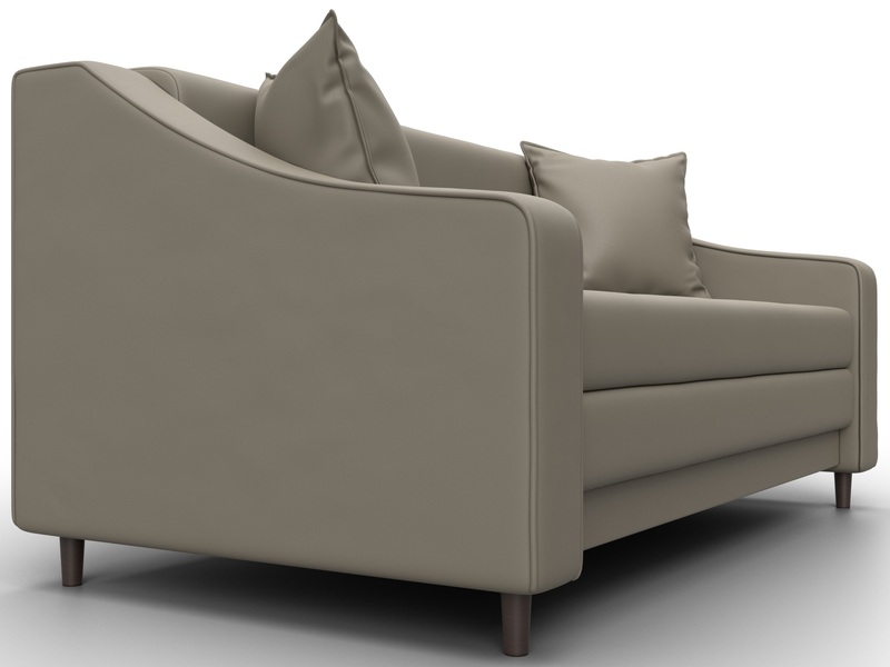 Диван прямой Лига-071, Экокожа, GRIFON 04 бежевый