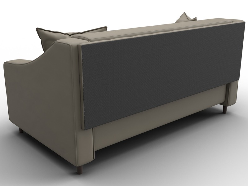 Диван прямой Лига-071, Экокожа, GRIFON 04 бежевый