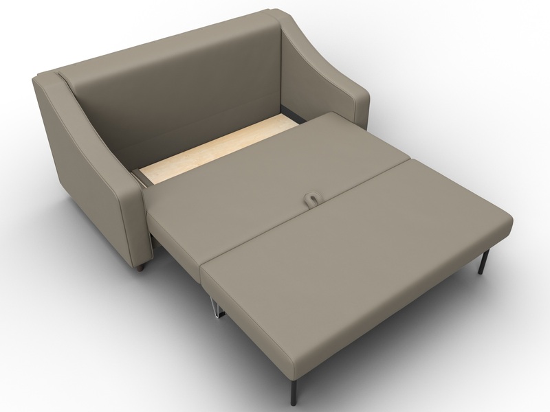 Диван прямой Лига-071, Экокожа, GRIFON 04 бежевый