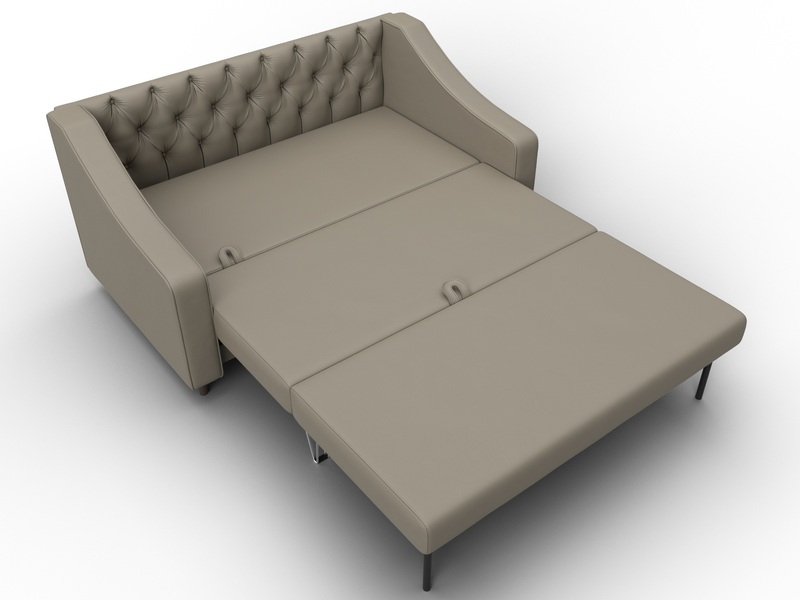 Диван прямой Лига-071, Экокожа, GRIFON 04 бежевый