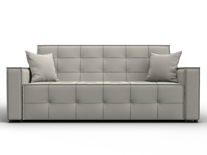 Диван-книжка Лига-067, Рогожка, Амур 02 бежевый