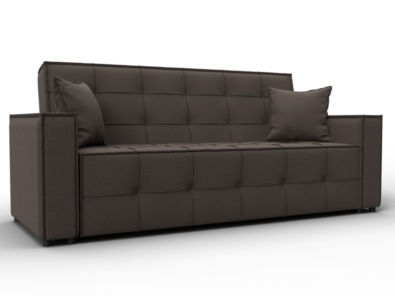 Диван-книжка Лига-067, Рогожка, Амур 05 коричневый