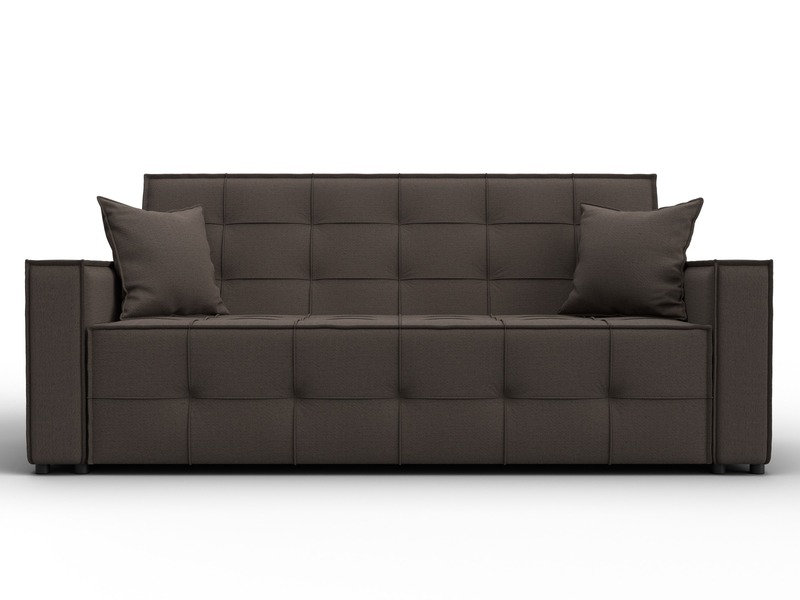 Диван-книжка Лига-067, Рогожка, Амур 05 коричневый