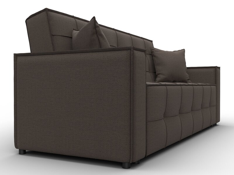 Диван-книжка Лига-067, Рогожка, Амур 05 коричневый