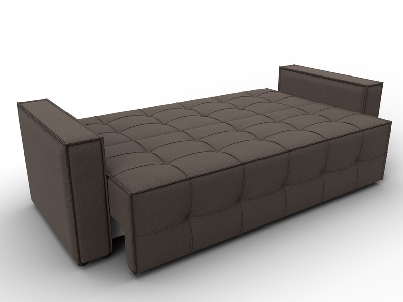 Диван-книжка Лига-067, Рогожка, Амур 05 коричневый