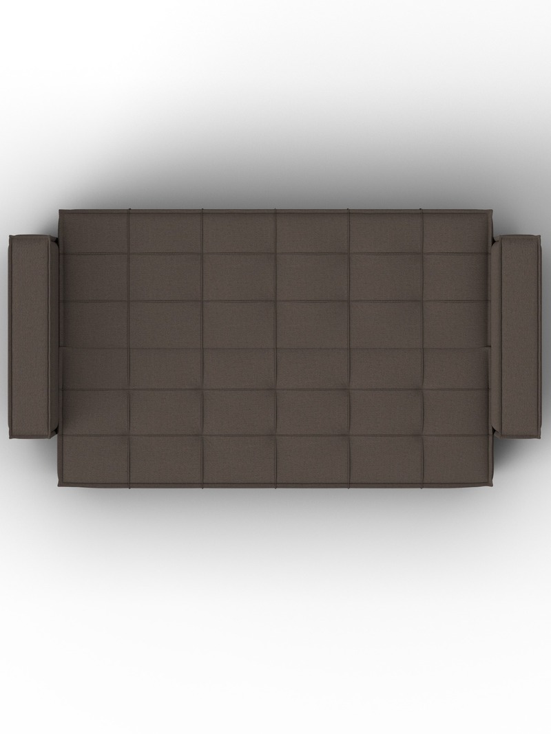 Диван-книжка Лига-067, Рогожка, Амур 05 коричневый