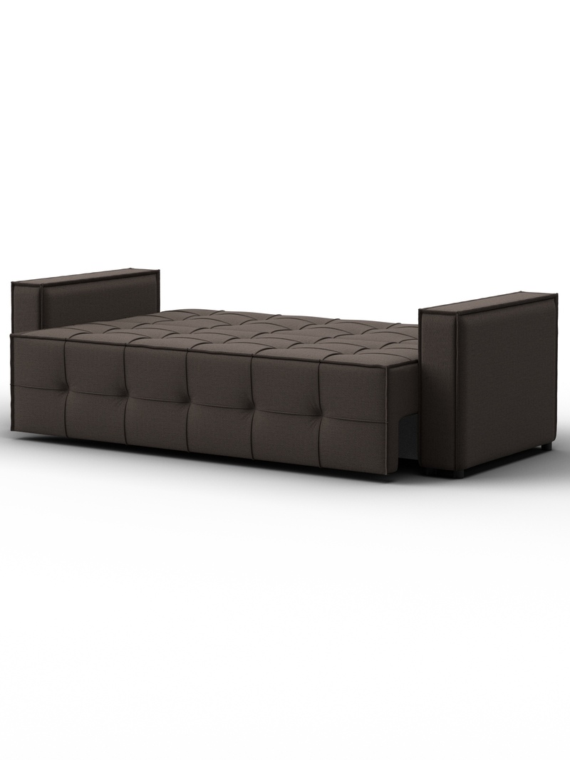 Диван-книжка Лига-067, Рогожка, Амур 05 коричневый