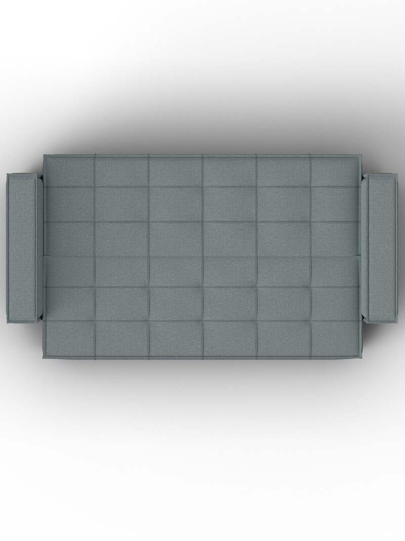 Диван-книжка Лига-067, Рогожка, Амур 07 серый