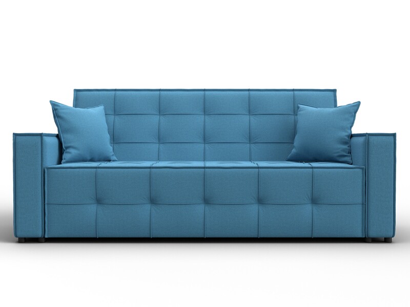 Диван-книжка Лига-067, Рогожка, Амур 10 голубой