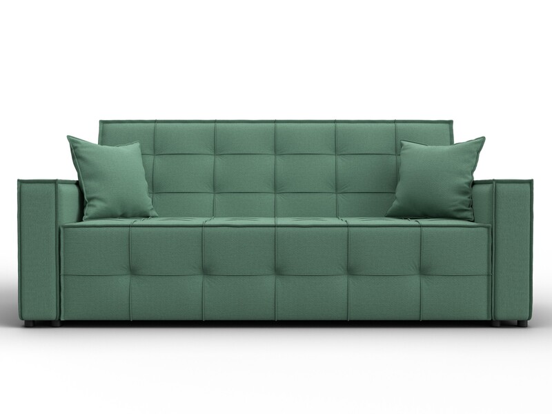 Диван-книжка Лига-067, Рогожка, Амур 11 зеленый