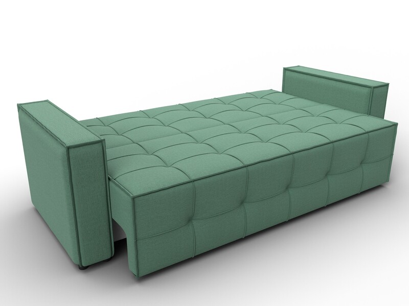 Диван-книжка Лига-067, Рогожка, Амур 11 зеленый