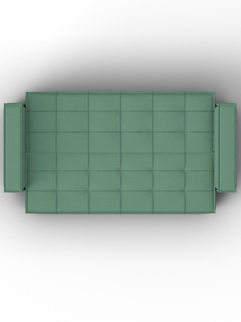 Диван-книжка Лига-067, Рогожка, Амур 11 зеленый