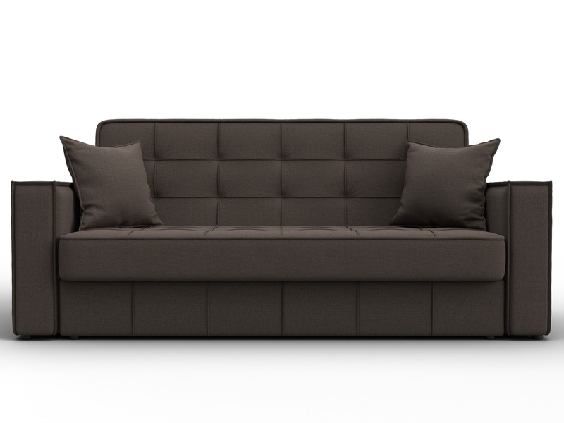 Диван-книжка Лига-068, Рогожка, Амур 05 коричневый