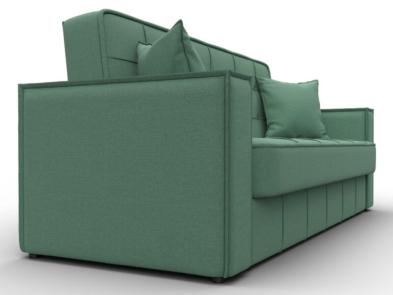 Диван-книжка Лига-068, Рогожка, Амур 11 зеленый