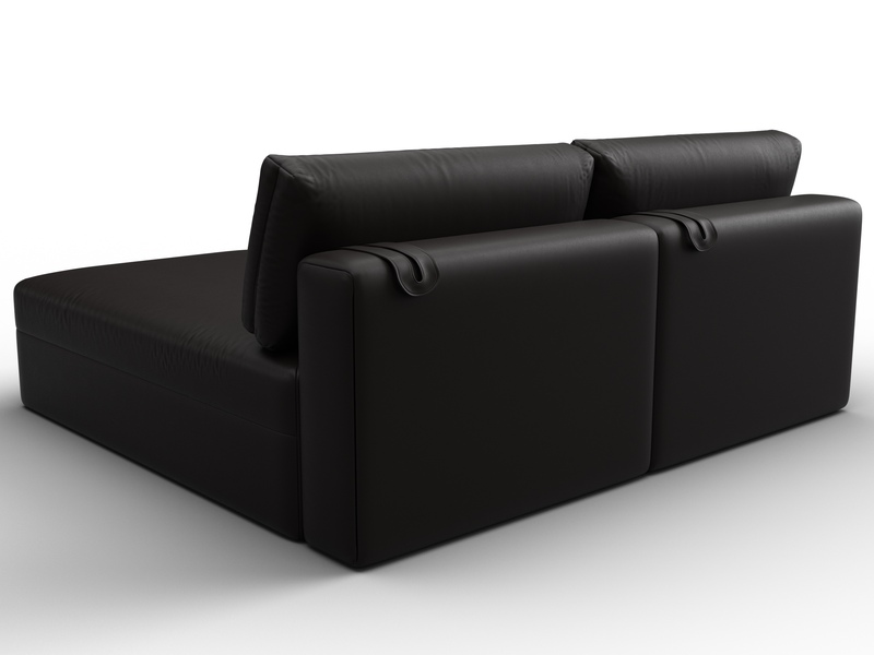 Диван угловой модульный Лига-060 НПБ угол универсальный, Экокожа, GRIFON 12 коричневый