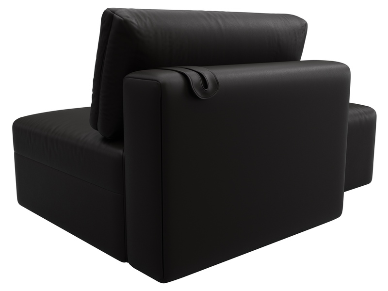 Модули диван и пуф Лига-060 НПБ, Экокожа, GRIFON 12 коричневый