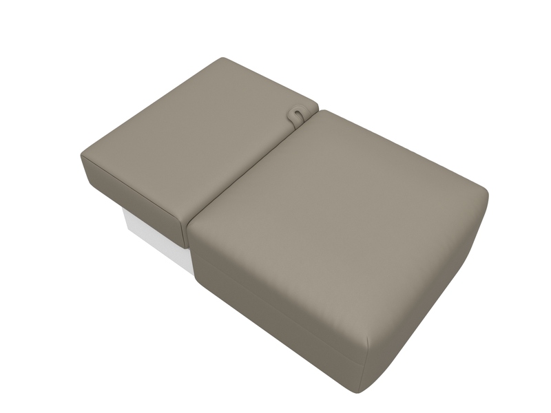 Модуль диван Лига-060 НПБ, Экокожа, GRIFON 04 бежевый