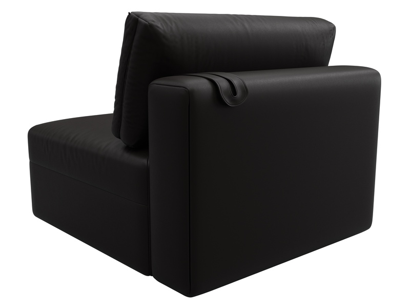 Модуль диван Лига-060 НПБ, Экокожа, GRIFON 12 коричневый