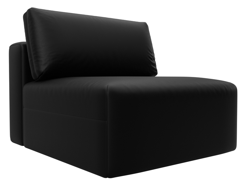 Модуль диван Лига-060 НПБ, Экокожа, GRIFON 18 черный