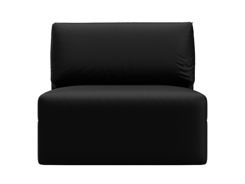 Модуль диван Лига-060 НПБ, Экокожа, GRIFON 18 черный