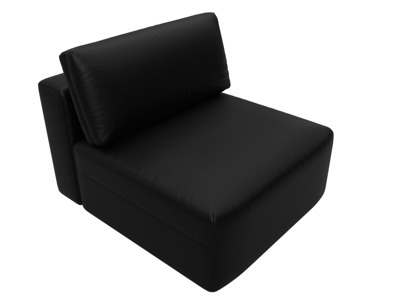 Модуль диван Лига-060 НПБ, Экокожа, GRIFON 18 черный