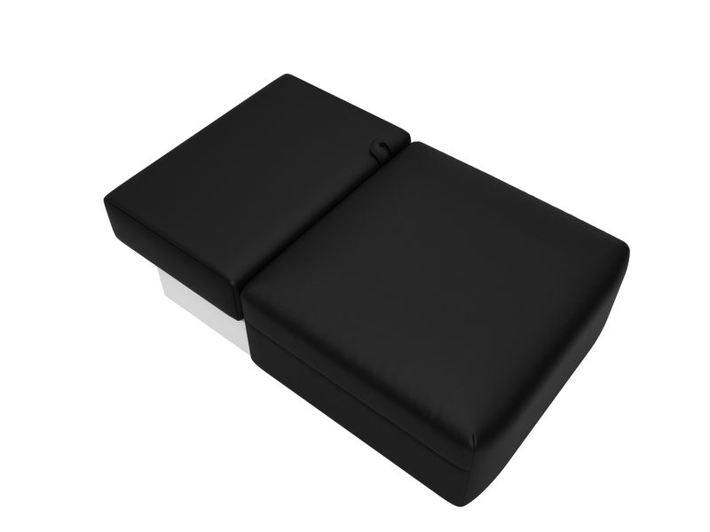 Модуль диван Лига-060 НПБ, Экокожа, GRIFON 18 черный