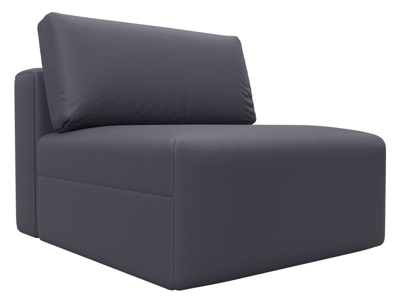 Модуль диван Лига-060 НПБ, Экокожа, GRIFON 15 серый