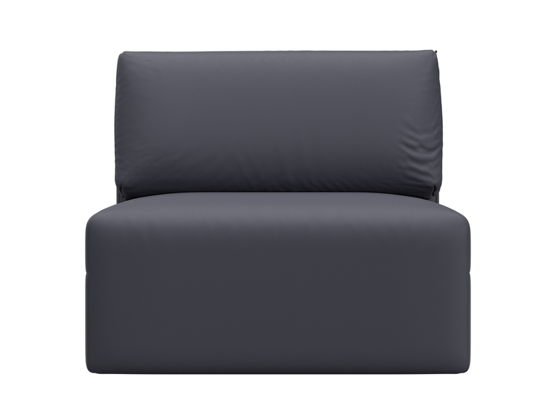 Модуль диван Лига-060 НПБ, Экокожа, GRIFON 15 серый