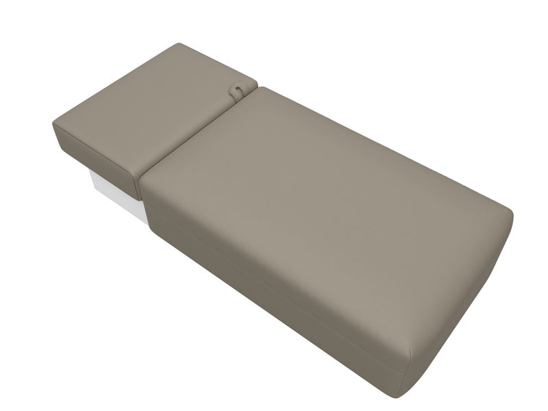 Модуль канапе Лига-060 НПБ, Экокожа, GRIFON 04 бежевый