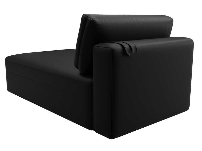 Модуль канапе Лига-060 НПБ, Экокожа, GRIFON 18 черный