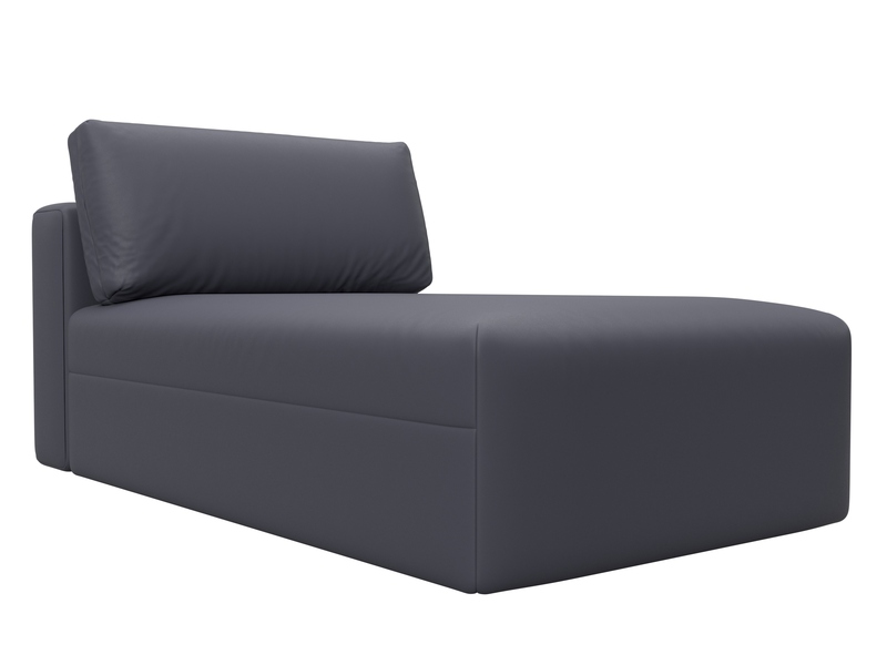 Модуль канапе Лига-060 НПБ, Экокожа, GRIFON 15 серый