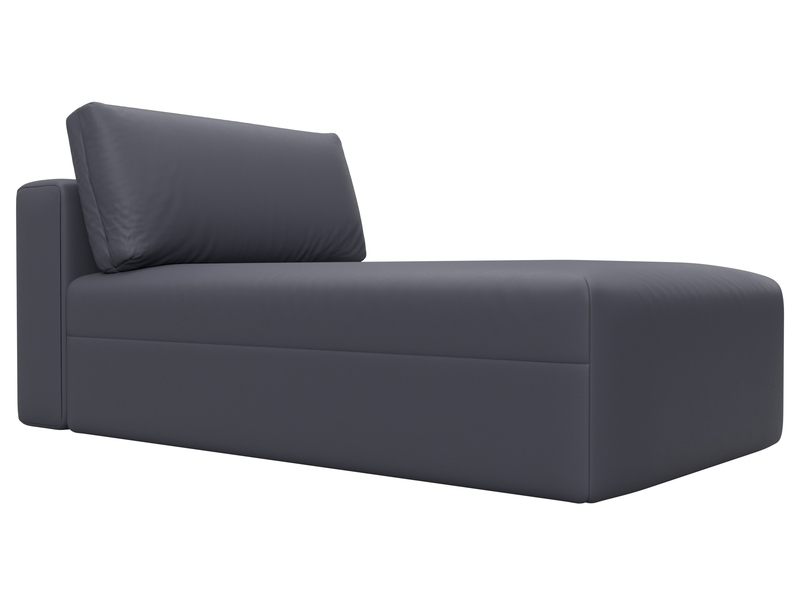 Модуль канапе Лига-060 НПБ, Экокожа, GRIFON 15 серый