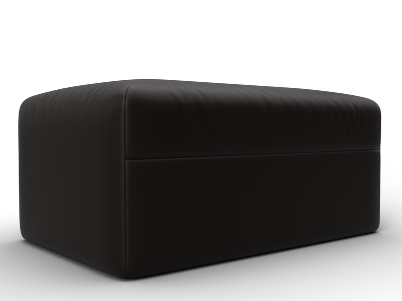 Модуль пуф Лига-060 НПБ, Экокожа, GRIFON 12 коричневый