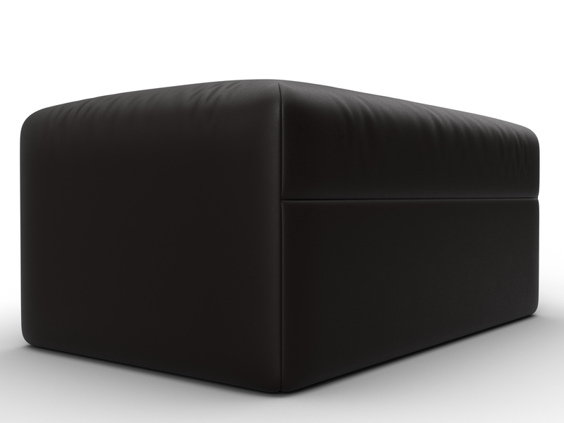 Модуль пуф Лига-060 НПБ, Экокожа, GRIFON 12 коричневый