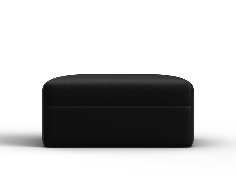 Модуль пуф Лига-060 НПБ, Экокожа, GRIFON 18 черный