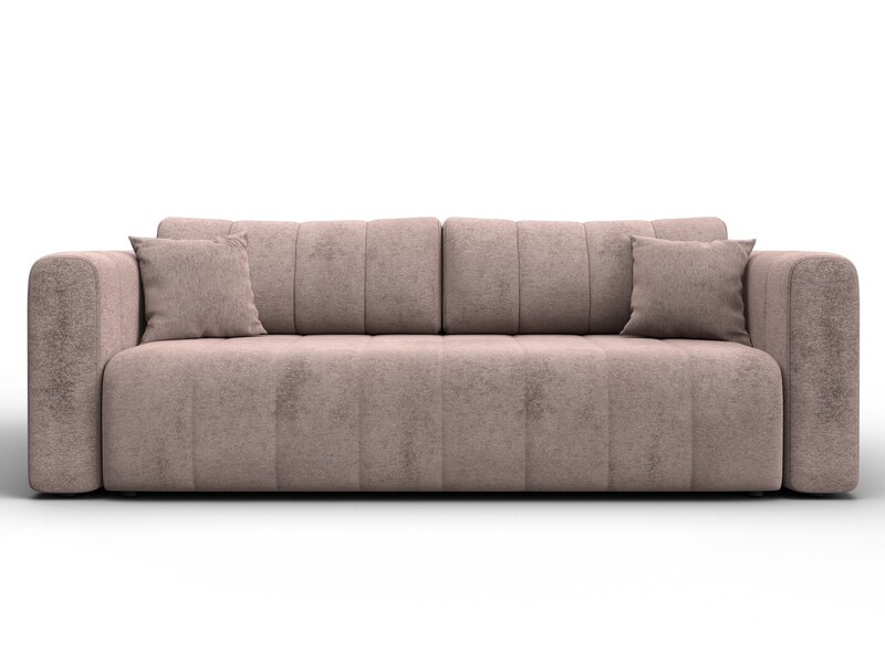 Диван прямой Лига-062 НПБ, Велюр, TOWER 05 бежевый