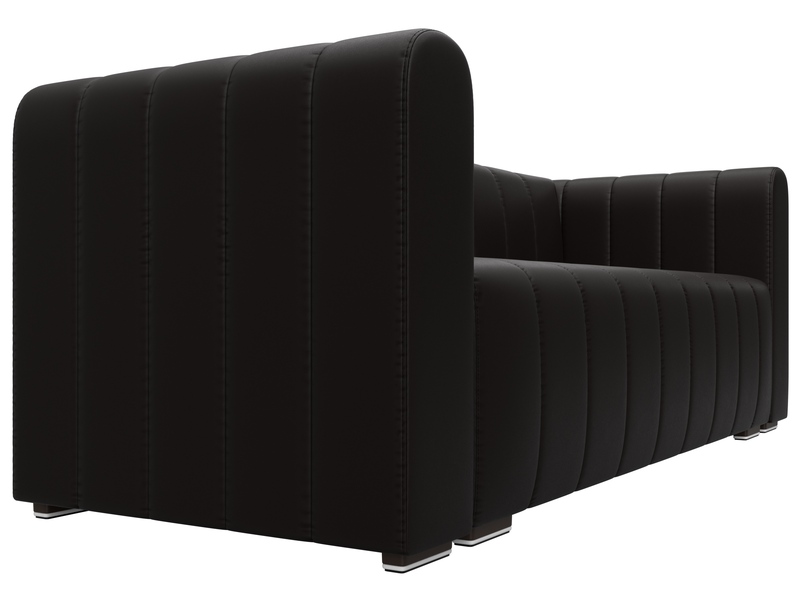 Диван прямой Лига-073, Экокожа, GRIFON 12 коричневый