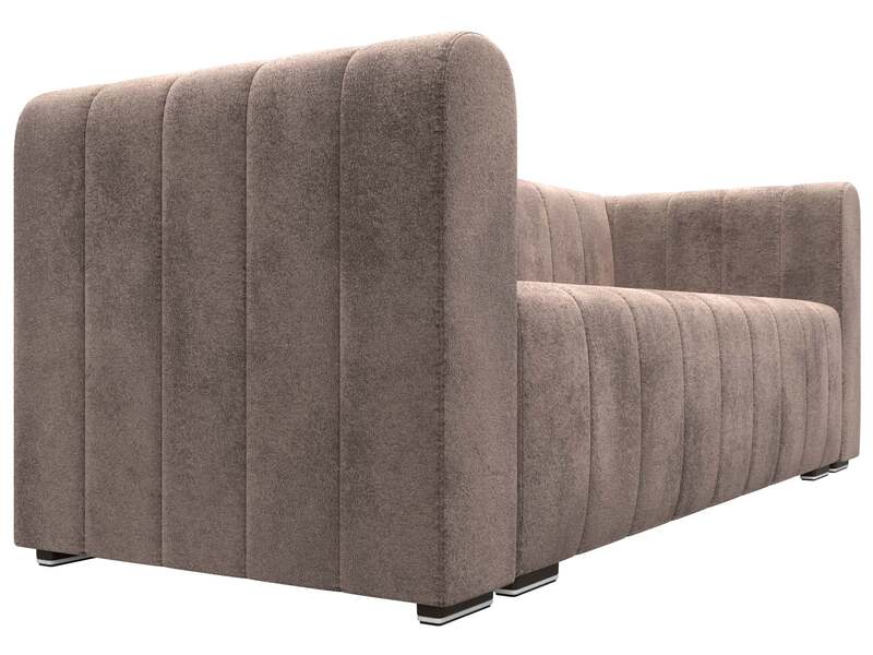 Диван прямой Лига-073, Велюр, TOWER 05 бежевый