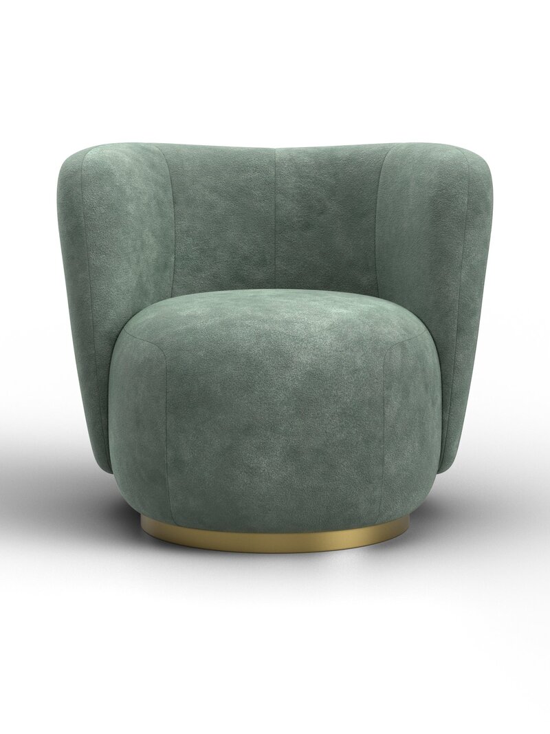Кресло Лига-072, Велюр, BRUT 08 зеленый
