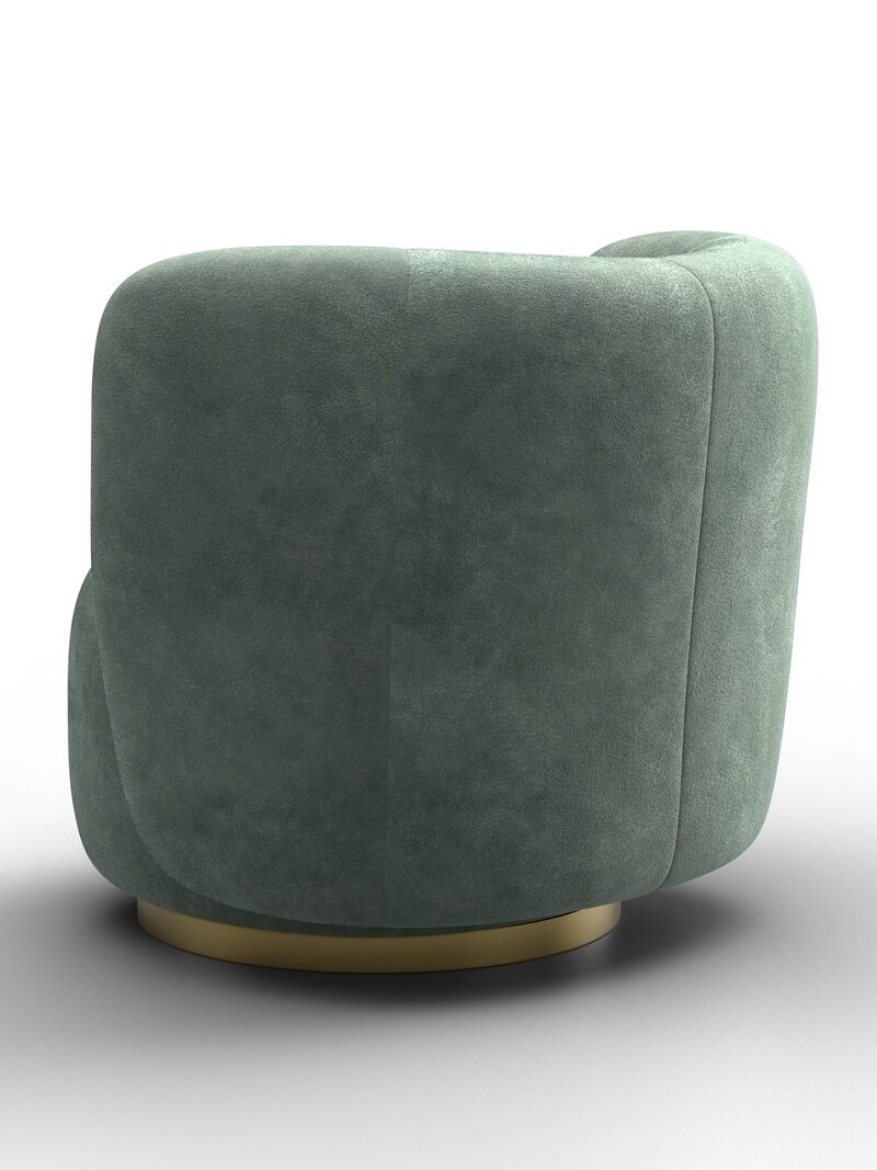 Кресло Лига-072, Велюр, BRUT 08 зеленый
