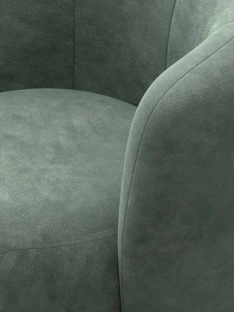 Кресло Лига-072, Велюр, BRUT 08 зеленый