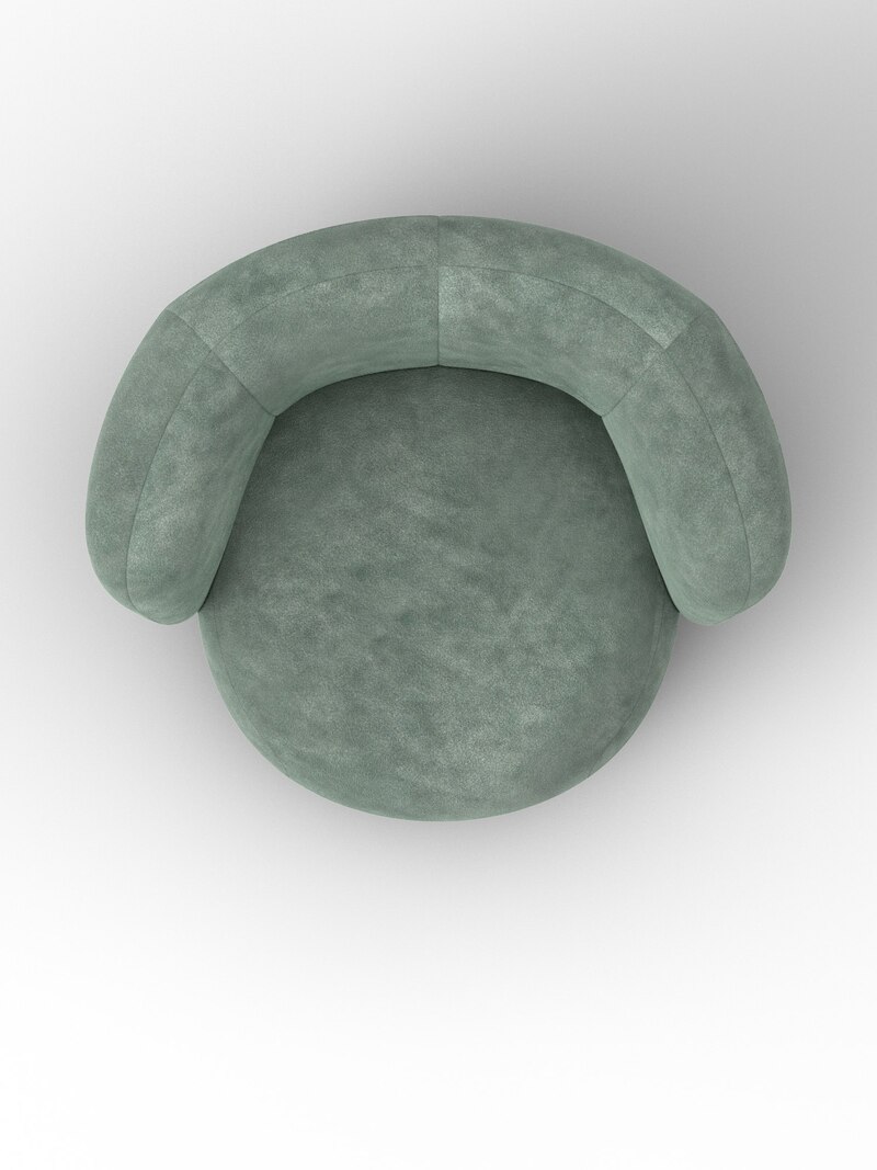 Кресло Лига-072, Велюр, BRUT 08 зеленый