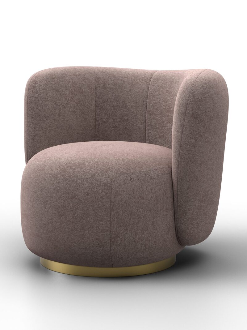 Кресло Лига-072, Велюр, TOWER 05 бежевый