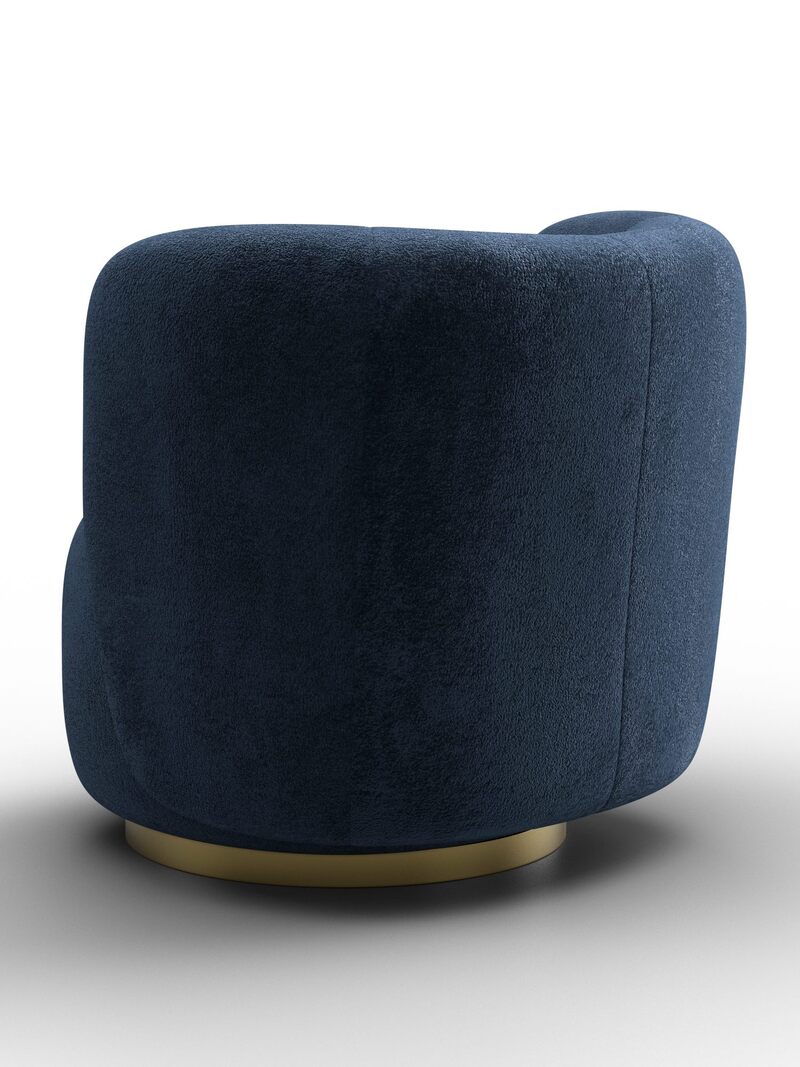 Кресло Лига-072, Велюр, TOWER 13 синий