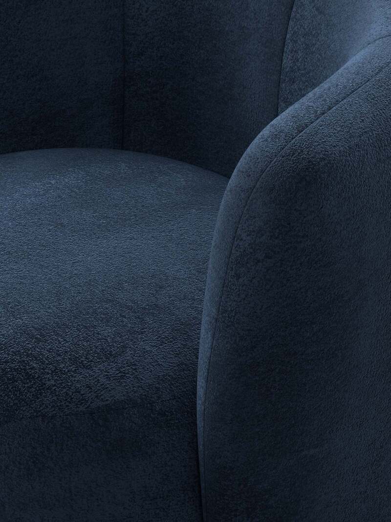 Кресло Лига-072, Велюр, TOWER 13 синий