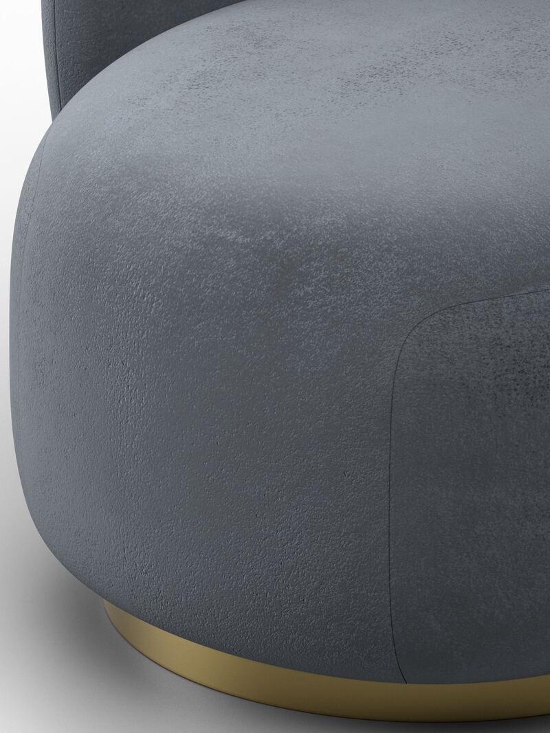 Кресло Лига-072, Велюр, TOWER 10 серый