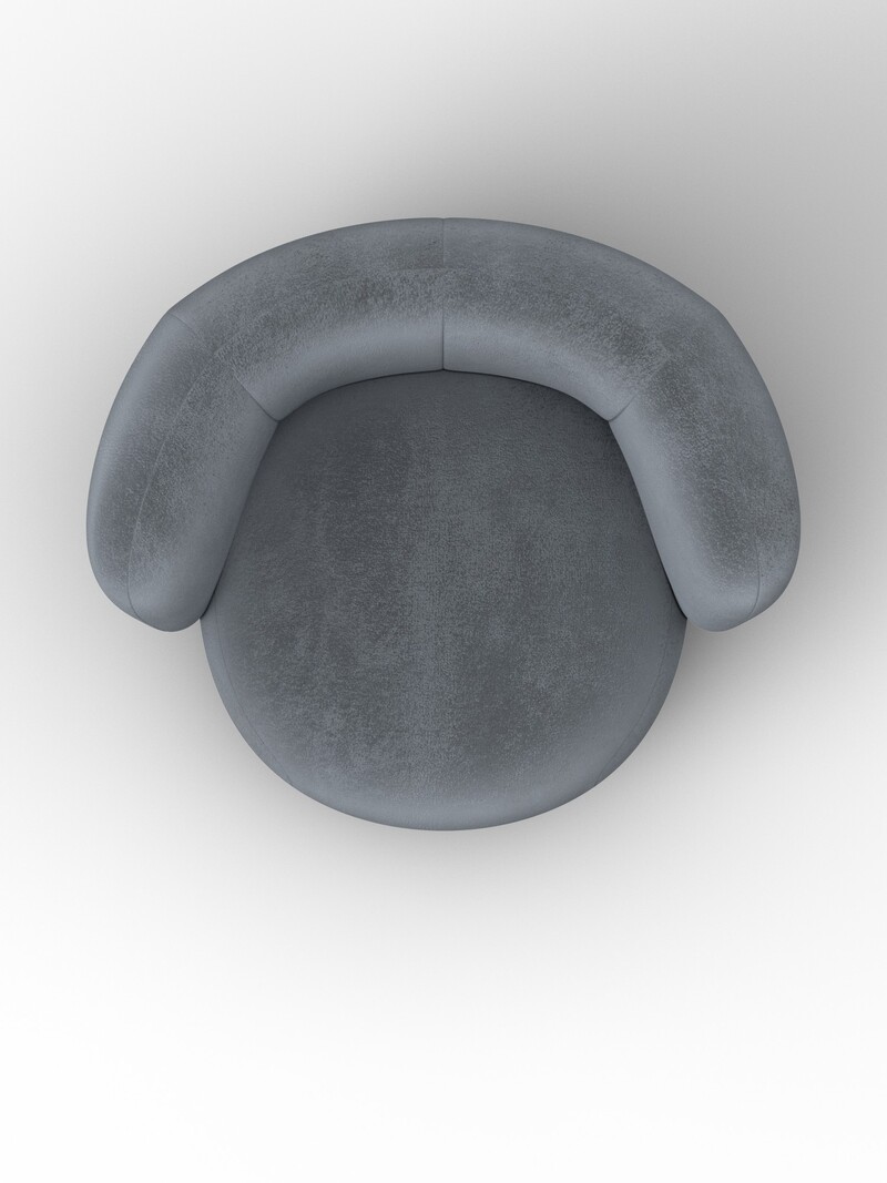 Кресло Лига-072, Велюр, TOWER 10 серый