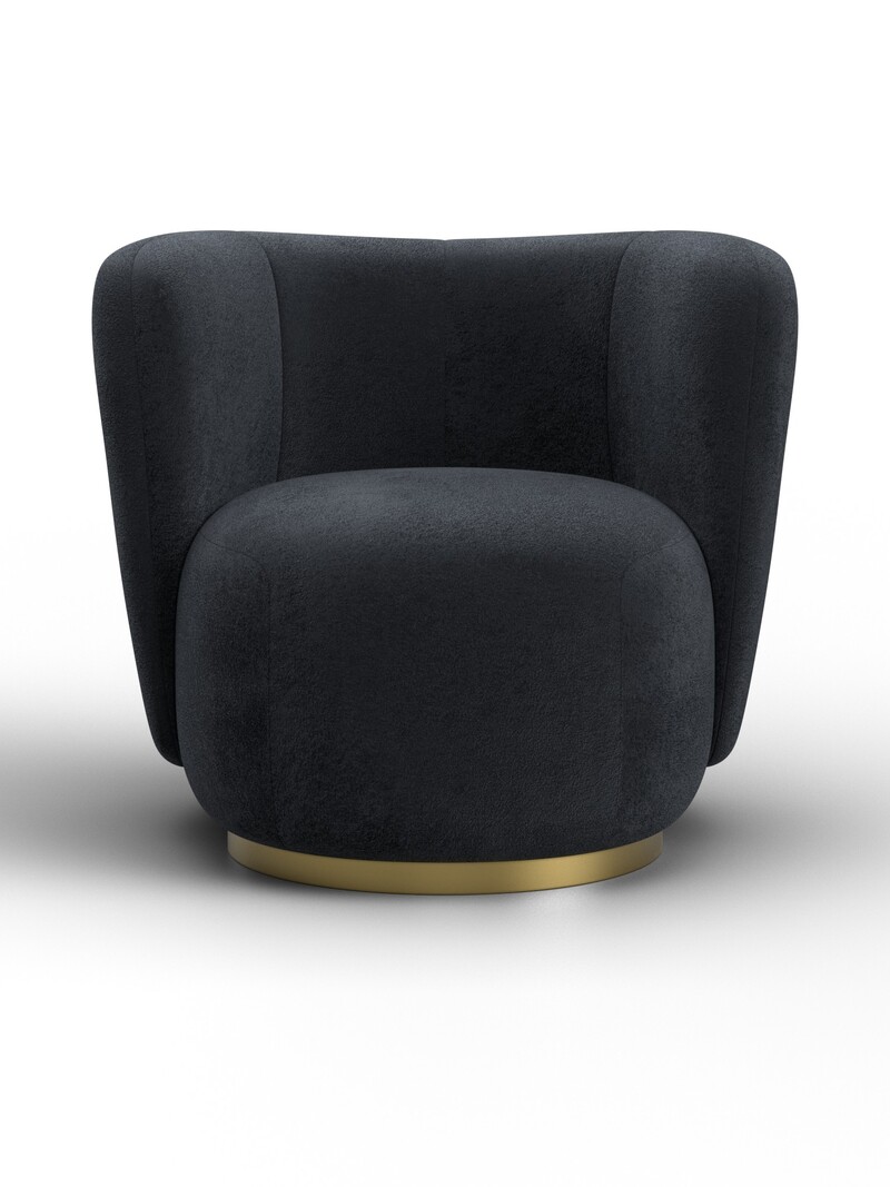 Кресло Лига-072, Велюр, TOWER 11 темно-серый