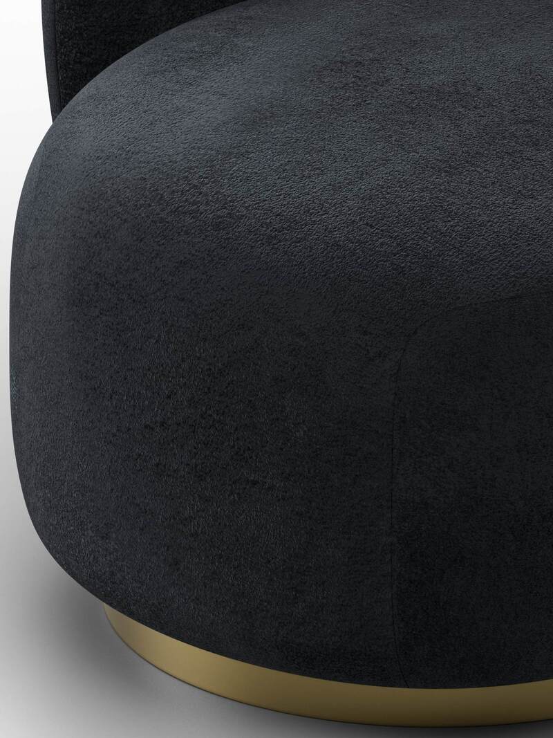 Кресло Лига-072, Велюр, TOWER 11 темно-серый