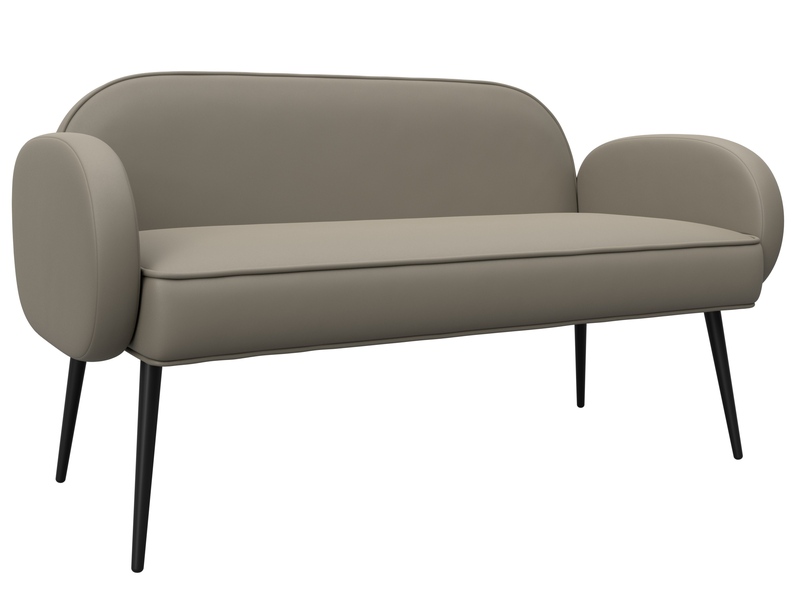 Диван прямой Лига-086, Экокожа, GRIFON 04 бежевый